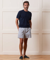 5" Striped Poplin Short