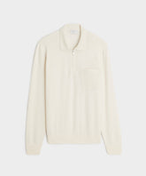 Italian Cashmere Half-Zip Sweater Polo