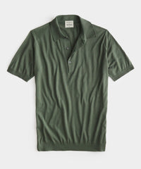 Todd Snyder x John Smedley Adrian Polo in Palm