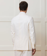 Italian Wool Double-Breasted Tuxedo Jacket