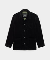 Italian Velvet Tailored Chore Coat