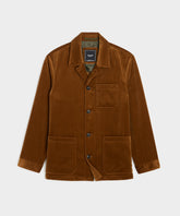 Italian Velvet Tailored Chore Coat