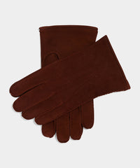 Suede Cashmere-Lined Glove