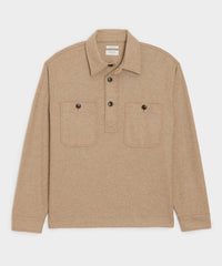 Camel-Cashmere Field Polo