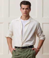 Cropped Poplin Shirt