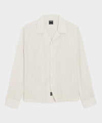 Cropped Poplin Shirt