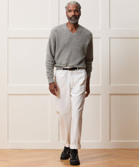 Donegal Cashmere V-Neck Sweater