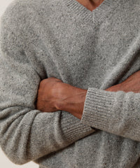 Donegal Cashmere V-Neck Sweater