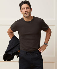 Lightweight Mini Waffle Tee