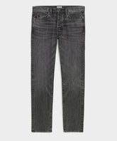 Slim Selvedge Jean in Charcoal