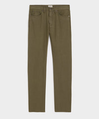 Slim Garment-Dyed Jean in Olive