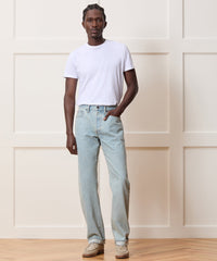 Straight Fit Selvedge Jean in Light Indigo