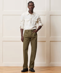 Straight Garment-Dyed Jean in Olive
