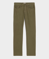 Straight Garment-Dyed Jean in Olive