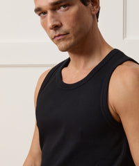 Portuguese Cotton High Neck Tank