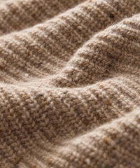 Inis Meáin Merino-Cashmere Boatbuilder Turtleneck in Tan