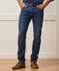 Slim Selvedge Jean in Blue Stonwewash