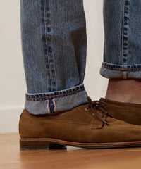 Slim Selvedge Jean in Destroyed Wash