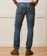 Slim Selvedge Jean in Worn Wash