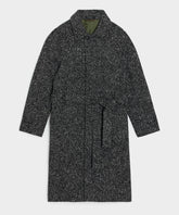 Italian Wool-Silk Belted Topcoat