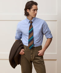 Italian Silk Repp Stripe Tie