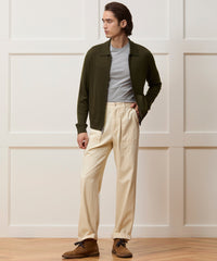 Merino Full-Zip Sweater Polo