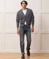 Straight Japanese Selvedge Stretch Jean in Worn Wash