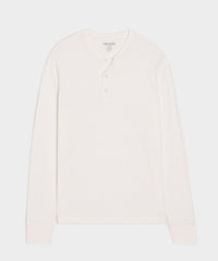 Lightweight Mini Waffle Henley