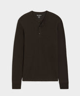 Lightweight Mini Waffle Henley