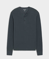 Lightweight Mini Waffle Henley