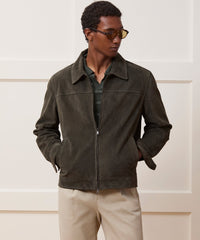 Italian Suede Driving Jacket