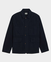 Indigo Stripe Studio Jacket