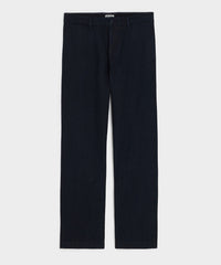 Relaxed Striped Denim Chino in Overdyeed Indigo