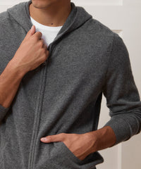 Cashmere Full-Zip Hoodie