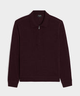 Cashmere Quarter-Zip Sweater Polo