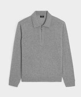 Cashmere Quarter-Zip Sweater Polo