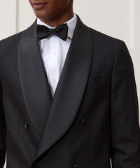 Italian Wool Double-Breasted Shawl Tuxedo Jacket