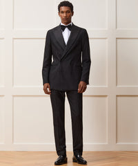 Italian Wool Double-Breasted Tuxedo Jacket