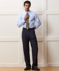 Cotton Twill Button-Down Dress Shirt