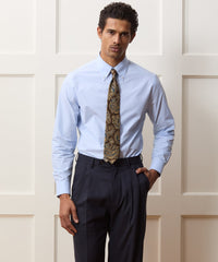 Cotton Twill Button-Down Dress Shirt