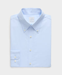 Cotton Twill Button-Down Dress Shirt