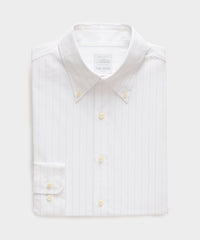 Cotton Twill Button-Down Dress Shirt