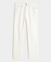 Straight Japanese Selvedge Stretch Jean in White
