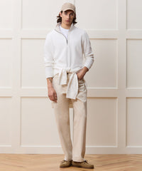 Lightweight Terry Cloth Quarter-Zip