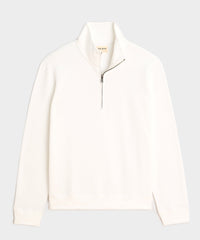 Lightweight Terry Cloth Quarter-Zip