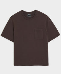 Lightweight Terry Cloth Short-Sleeve Sweatshirt