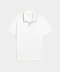 Made in L.A. Tipped Montauk Polo in White