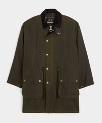 Barbour Bedale Wax Trench Coat in Olive