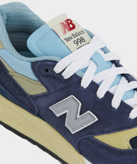 New Balance Made in USA 998 in Navy + Chrome Blue