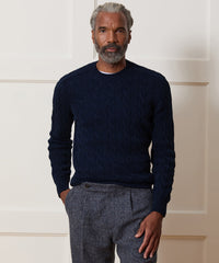 Italian Cashmere Cable Knit Sweater